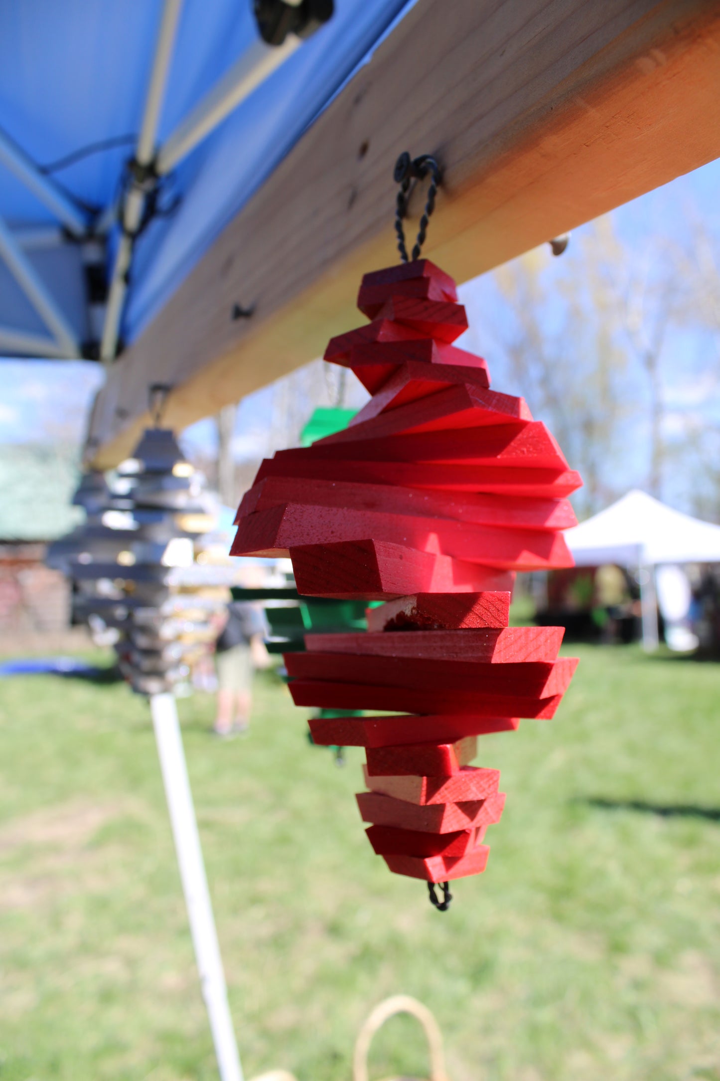 Wooden Spinner - Handmade, Porch Decor, Gift Ideas, Elegant Wind Spinner, Rustic Decor, Holiday Gifts