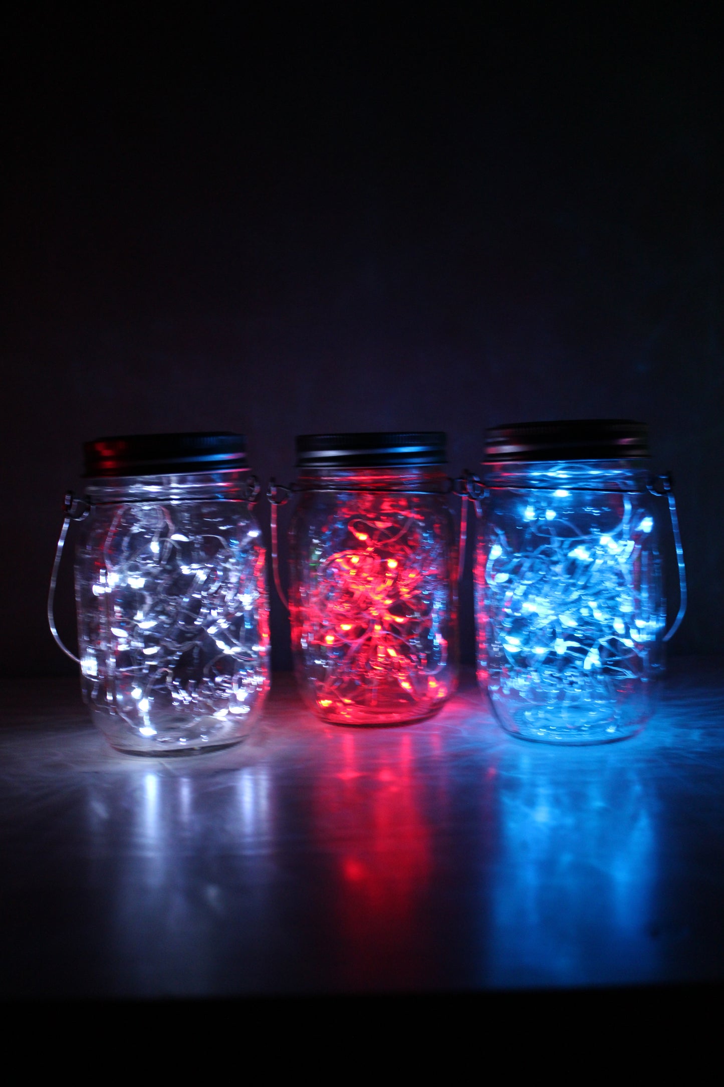 Solar Powered Fairy Lights Mason Jar, 30 LED lights, Porch lighting, Outside Decor